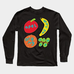 Funny Fruit Long Sleeve T-Shirt